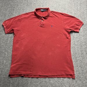 Polo Ralph Lauren Shirt Mens XXL/2XL Red Polo Shirt Short Sleeve